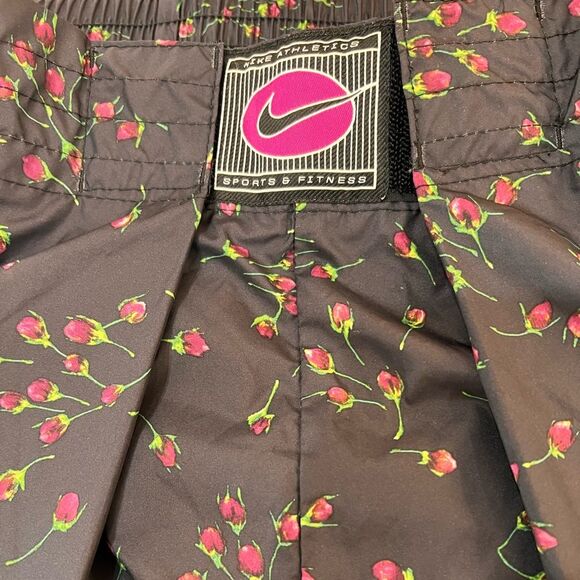 Nike Icon Clash Floral Joggers Women’s XXL Adjustable Wrap Waist Black Pants - Picture 7 of 7